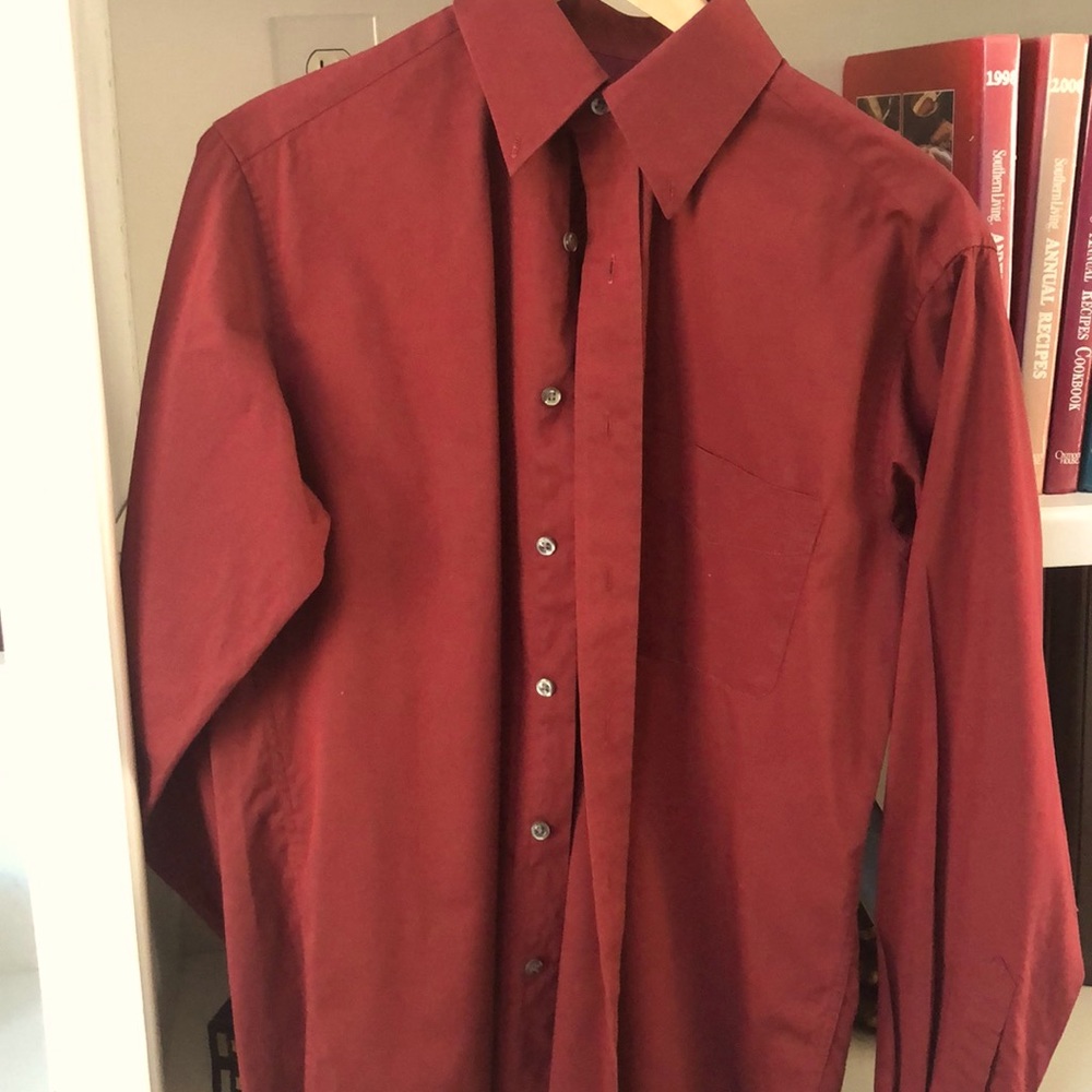 Club Room Cardinal Button Down